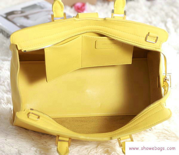 YSL cabas chyc bag original leather 5086 yellow - Click Image to Close